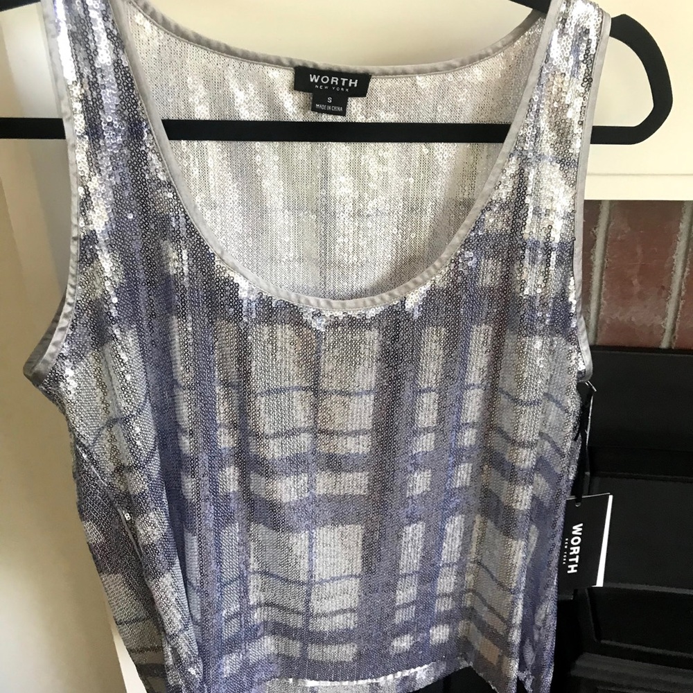 NWT Worth New York shimmer tank.NWT